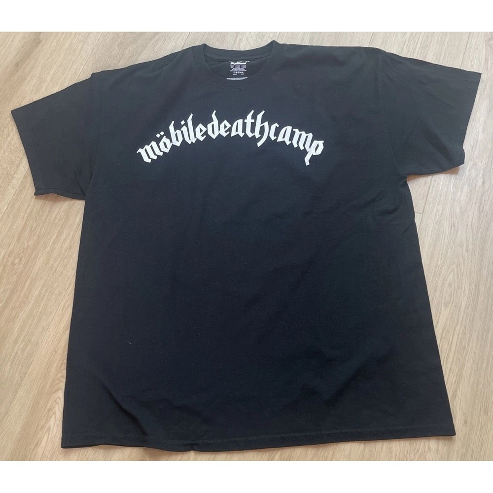 Mobile‎ Deathcamp Unisex Black T-shirt Men's Size XL